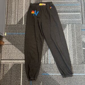 Aviator Nation Medium Logo Sweatpants Black